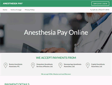 Tablet Screenshot of anespay.com
